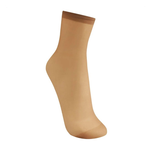 Meia Trifil Soquete Fio 20 Poliamida Transparente W06126 Natural Liso Único