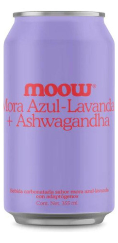 Moow Mora Azul - Lavanda 355ml 100% Natural Chill Seltzer