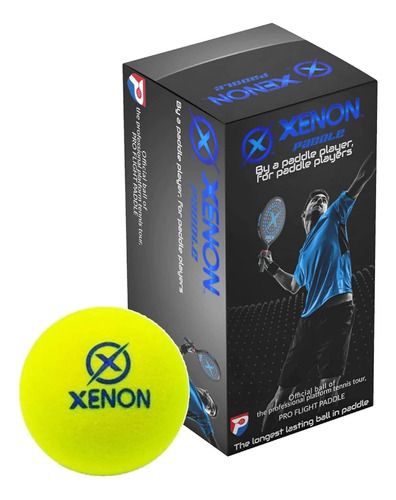 Xenon Platform Tennis Ball | Bright Yellow For High Vis...