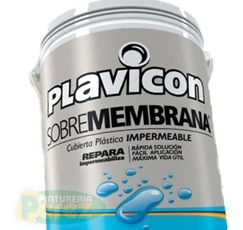 Plavicon Sobre Membrana 5 Kg Impermeabilizante Techo 4 Lts 