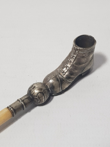 Antigua Pipa Fútbol Plata Excel Calidad 1920 Única Mag 58368