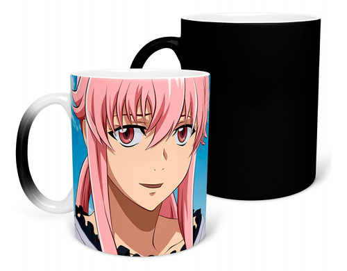 Yuno Gasai Mirai Nikki Taza Mágica Personalizada Anime Mod5