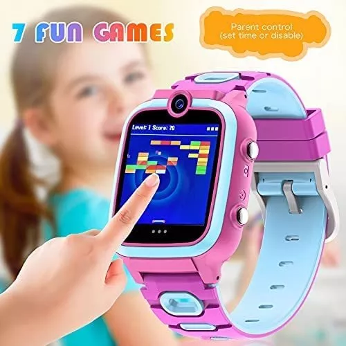 Reloj Inteligente P/niños Ralehong De 3-6 Años - Rosa