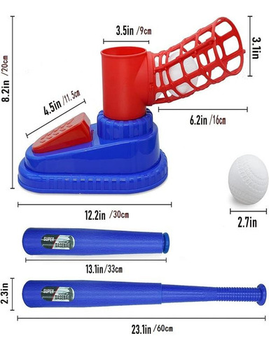 6u Tee Ball Set, Lançador Automático De Beisebol Ao Ar Livre