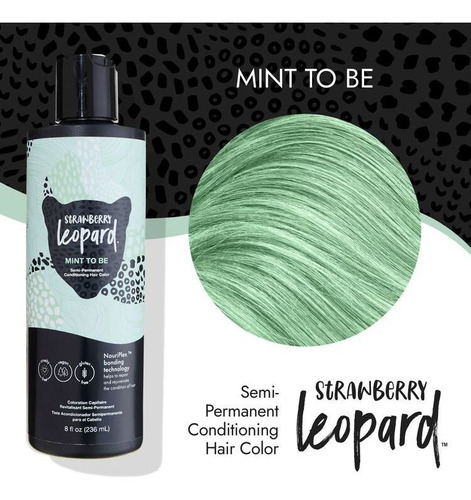 Tinte Semipermanente Hidratante Strawberry Leopard Mint To B