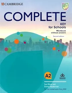 COMPLETE KEY FOR SCHOOLS - Workbook w/Download Audio *Rev2020-Cambridge