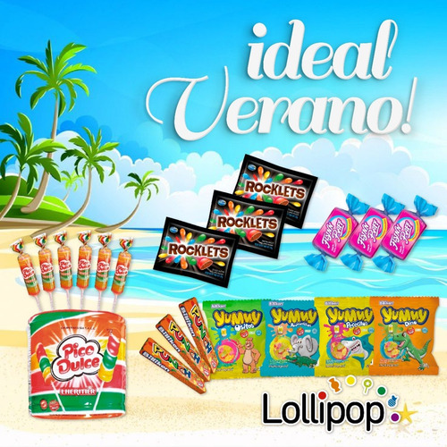 Imagen 2 de 9 de 003 - Combo Golosinas Cumpleaños - Lollipop - 15 Chicos