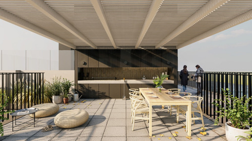 Venta Apartamento Monoambiente Con Terraza En Punta Carretas