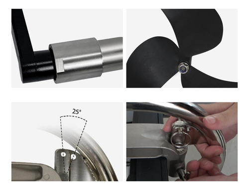 Hélice Manual, Accesorio Para Kayak, Hélice De Barco