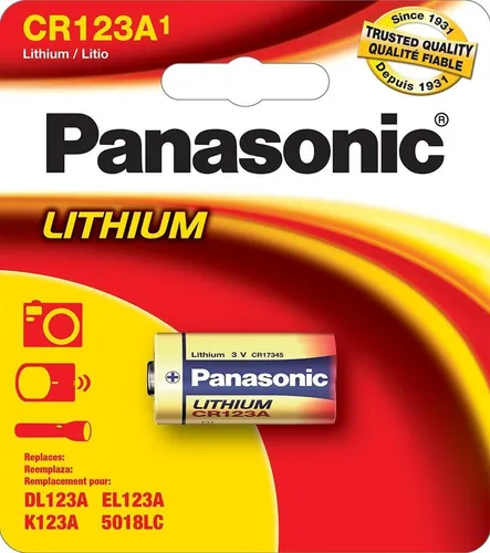 PILA PANASONIC LITIO CR123 3V CR-123APA/1B CR123 - Código: CR123 | Compra en Guadalajara
