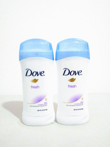 Desodorante Dove Stick Pack Com 2 Unidades Fragrância Fresh Fragrância Floral