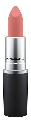 Labial Maquillaje Mac Powder Kiss Lipstick 3g Color Sultry Move