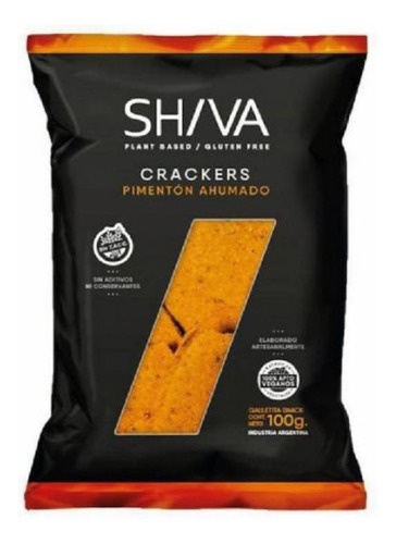 Galletitas Crackers Pimenton Ahumado Shiva 100 Gr