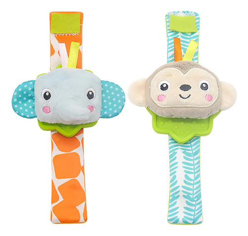 Set Calcetines Pulseras Sonajero Juguete Estimulación Bebé