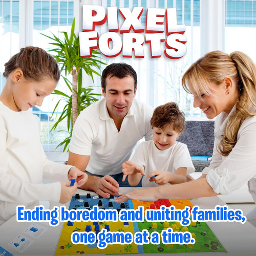 El Juego De Mesa Uzzle Pixel Forts | Juegos Divertidos Para