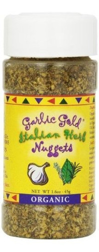 Especcias - Garlic Gold Organic Nuggets, Italian Herb, 1.6 O
