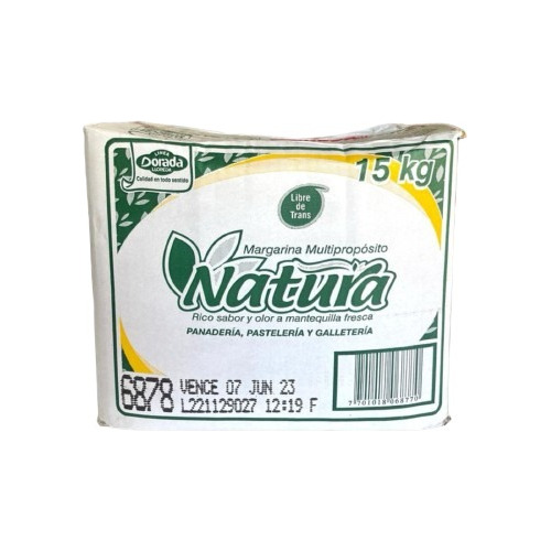 Margarina Natura X 15 K Indust - Kg a $16960