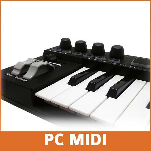 Imagen 7 de 10 de Teclado Midi Usb Midiplus Minicontrol 32 Teclas 8 Pads Cuota