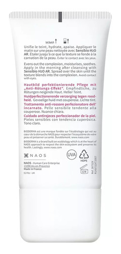 Crema Bioderma Sensibio Ar Bb Cream Fps30 Pieles Rosáceas 40ml