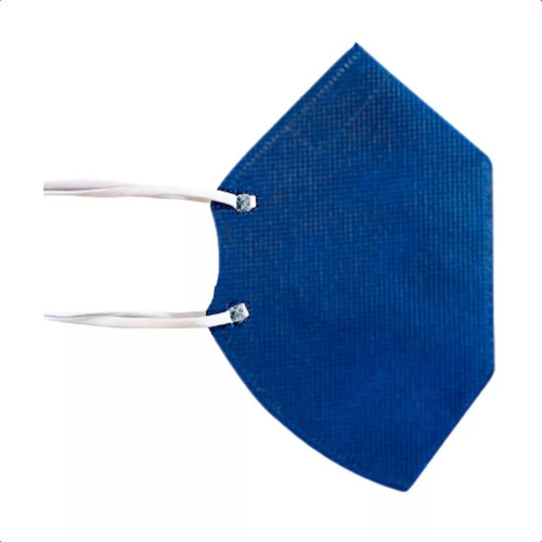 Kit 100 Máscara Descartável Pff2 Proteção Respiratória N95 Desenho Do Tecido Liso