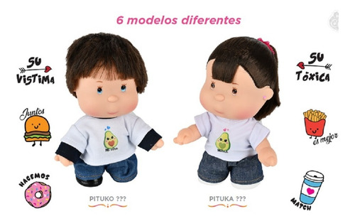 Muñeco Pituka San Valentín - Edición Especial Clementina