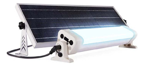 Lum Ext Solar Led 6w 3.7vcd 5hrs Control Remoto Salida Usb N