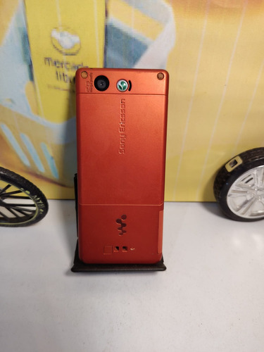 Sony Ericsson W880 Telcel (leer Descripcion) Naranja Con Negro (Usado)