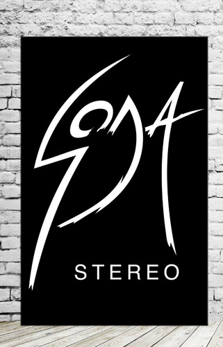 Cuadro Gustavo Cerati Soda Stereo 45x30 En Lienzo Canvas