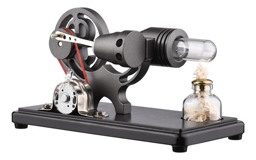 Bisofice Modelo De Motor Stirling De Aire Caliente Con Luz L