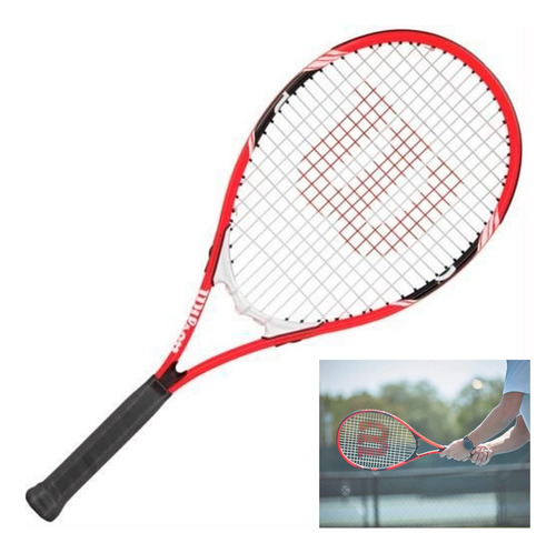 Raqueta Profesional Wilson Federer 27'' Grip 4-3/8 Solo 290g