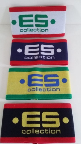 Kit Com 12 Munhequeiras Fina De Elastico Es Collection