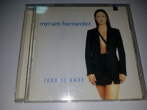 Cd Myriam Hernandez Todo El Amor Balada Pop