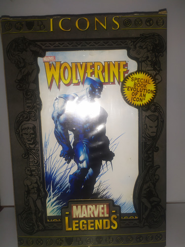 Figura Marvel Legends Icons 12 Wolverine No Dc Comics (Usado)