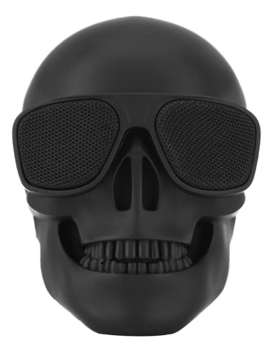 Bocina De Calavera Negra Conexión Inalámbrica Inteligente