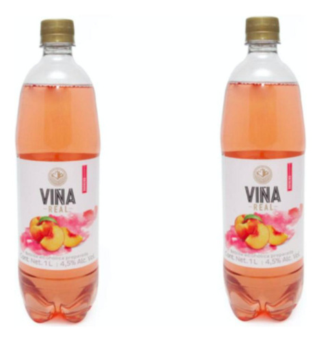Pack De 2 Cooler Viña Real Durazno 1 L