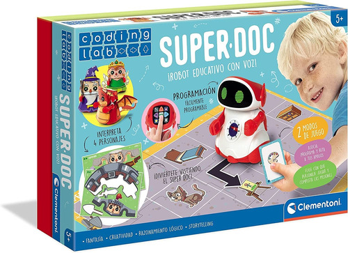 Clementoni - Super Doc - Robot Educativo A Partir De 5 Años