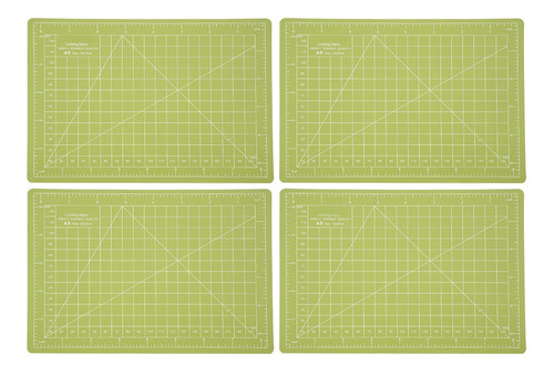 Almohadilla De Cortar, 4 Unidades, Modelo A5, Color Verde, P