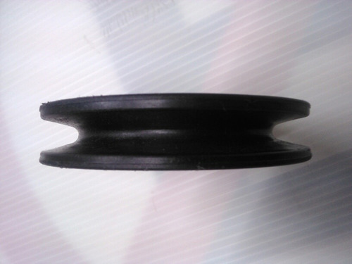 Imagen 5 de 6 de Polea Repuesto Para Multigimnasio Multigym Pvc 90 Mm
