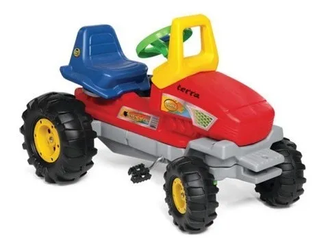Tractor Terra En Caja Rodados A Cadena Vegui 0175