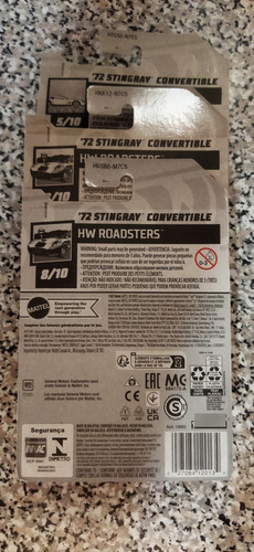 Carros Hot Wheels 72 Stingray Convertible Hw Roadsters
