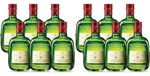 Buchanans Deluxe Blended 12 Anos 750ml - Cx Com 12 Unidades