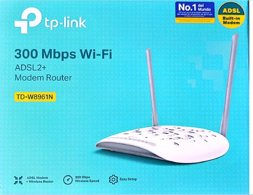 Tp-link  300 Mbps Wi-fi    Adsl2 + Modem Router