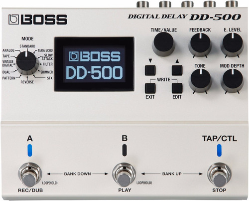 Boss Dd500 Digital Delay Pedal 12 Modos