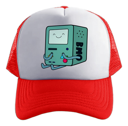 Hora De Aventura Bmo Beemo Gorra Friki Tu Eres #2 Rojo Talle Único Regulable Hora De Aventura Bmo Beemo