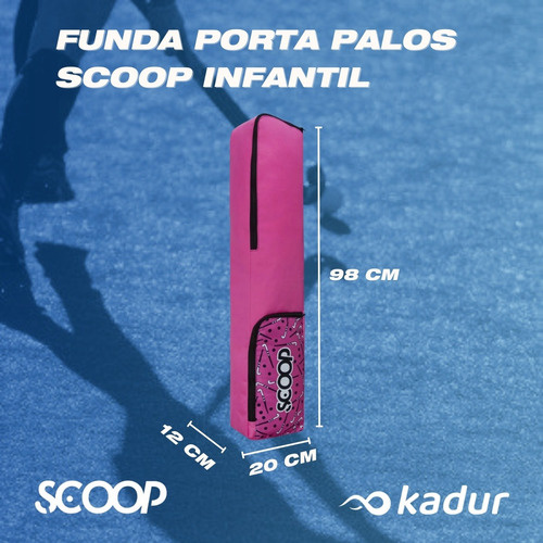 Funda Palos Hockey Proteccion Scoop Infantil Bolsillo Cierre