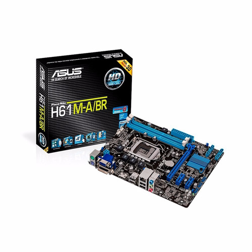 Placa-mãe Asus Micro Atx P/ Intel Lga 1155 H61m-a/br Hdmi