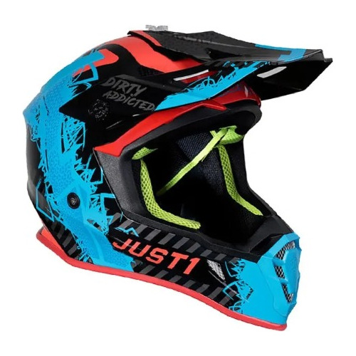 Capacete Just1 J-38 Mask Motocross Trilha Italiano Off Road