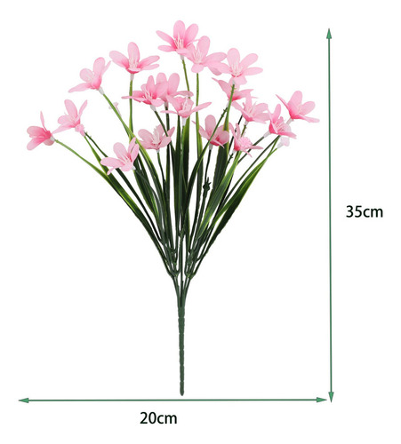 Para Baidai Narcisos Artificiales Flores Planta Exterior