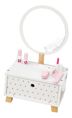 Juego De Tocador De Madera Para Niños, Tocador De