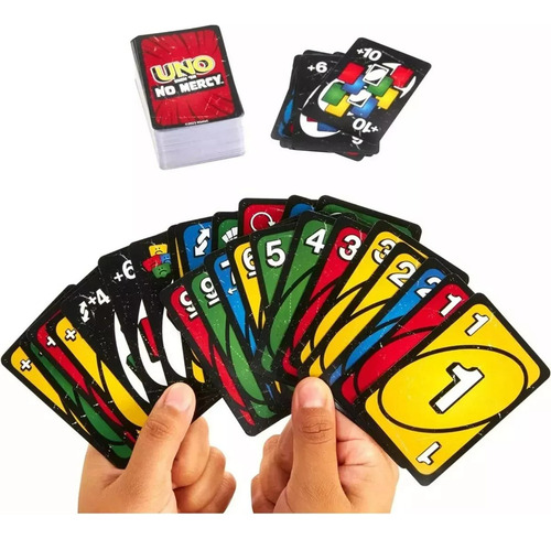L Jogo De Cartas Uno No Mercy Para Crianças De 7 Anos Ou
